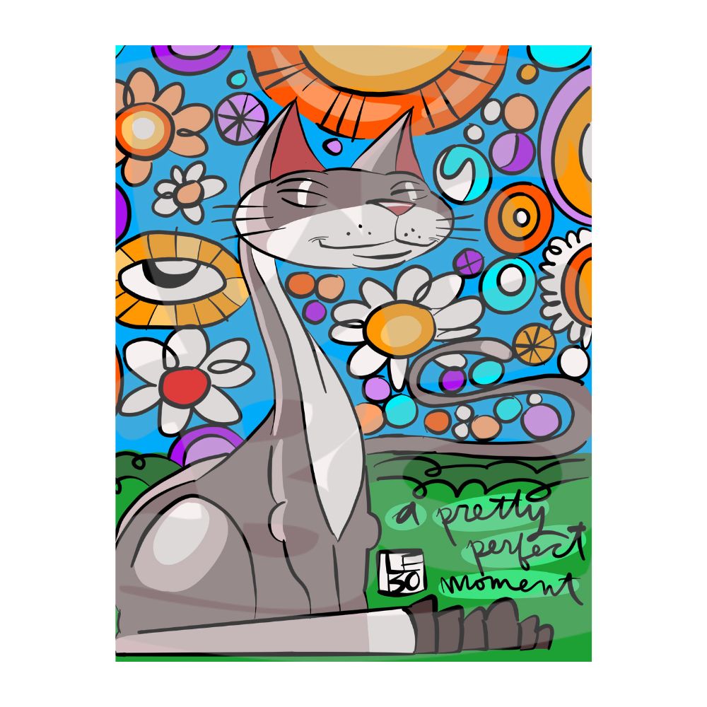 A Pretty Perfect Moment - Limited Edition Framed Sketchbook Print